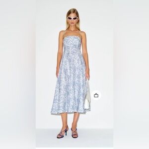 Reformation Monette Linen Dress Size 12